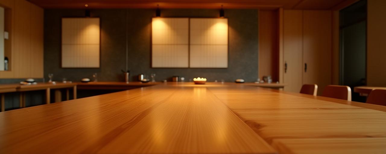 落ち着いた雰囲気の赤坂・Peak Plateの内装